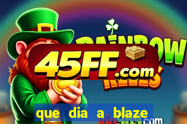 que dia a blaze paga o cashback